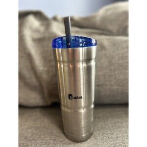 Bubba 24 oz. Envy Vacuum Insulated Stainless Steel Tumbler With Straw Blue Lid
